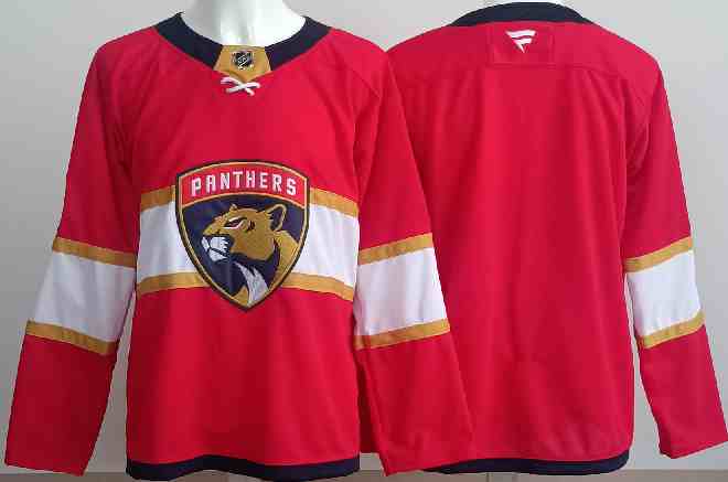Men's Florida Panthers Red 2024-25 Home Stitched Hockey Jersey