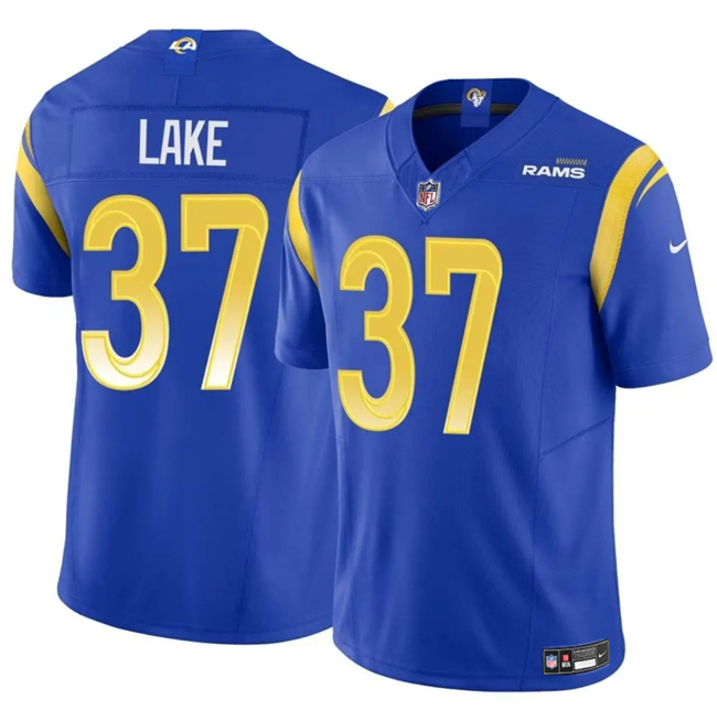 Men's Los Angeles Rams #37 Quentin Lake Blue 2025 F.U.S.E. Vapor Untouchable Stitched Football Jersey