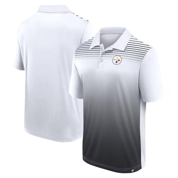 Men's Pittsburgh Steelers White Polo