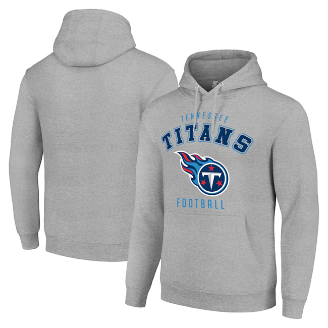 Men's Tennessee Titans Grey Pullover Hoodie