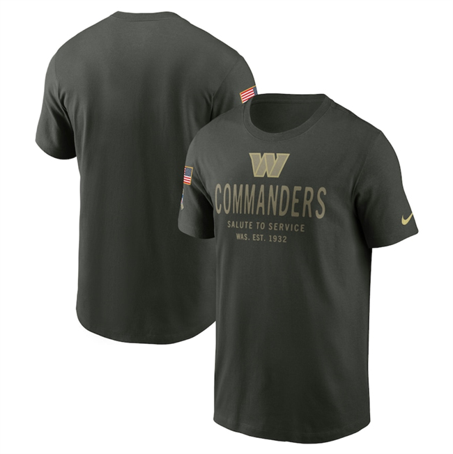 Men's Washington Commanders Forest Green 2025 Salute To Service Sideline Primary Edge Dri-FIT T-Shirt
