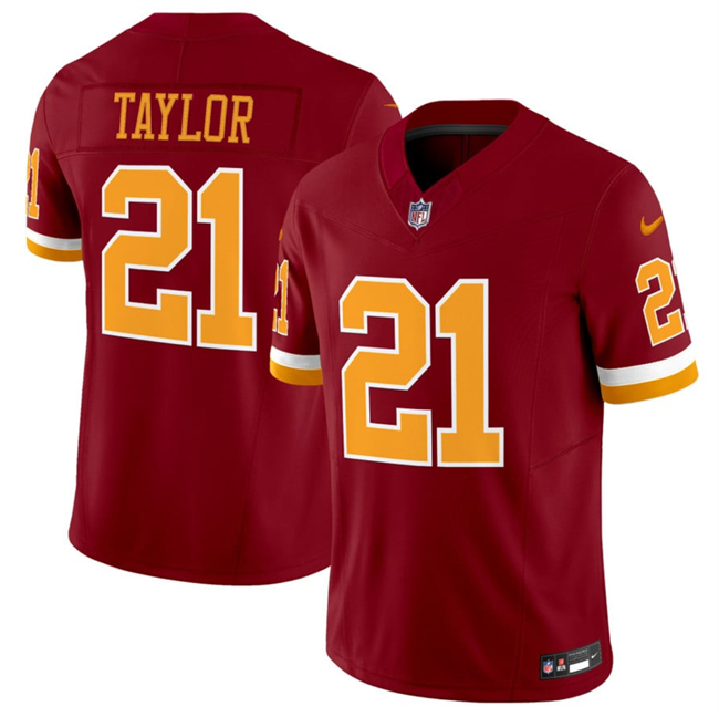 Men's Washington Commanders #21 Sean Taylor Burgundy 2025 F.U.S.E. Throwback Limited Stitched Football Jersey