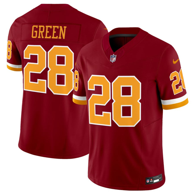 Men's Washington Commanders #28 Darrell Green Burgundy 2025 F.U.S.E. Throwback Limited Stitched Football Jersey