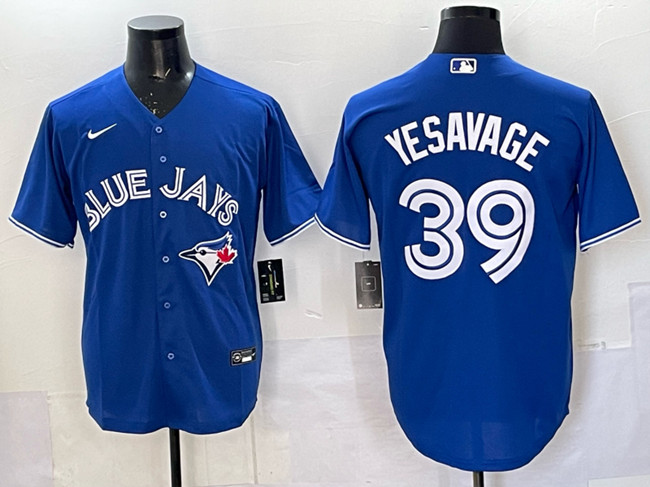 Men's Toronto Blue Jays #39 Trey Yesavage Royal Cool Base Stitched Baseball Jersey