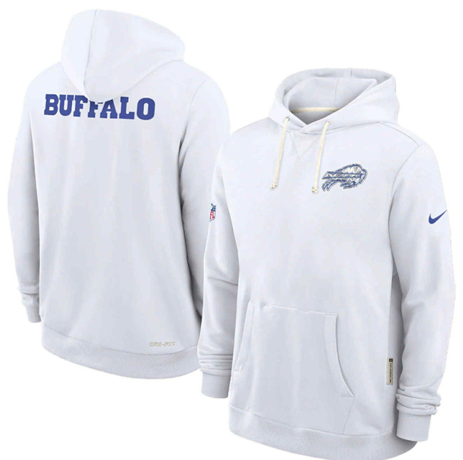 Men's Buffalo Bills White 2025 “Rivalries” Pullover Hoodie