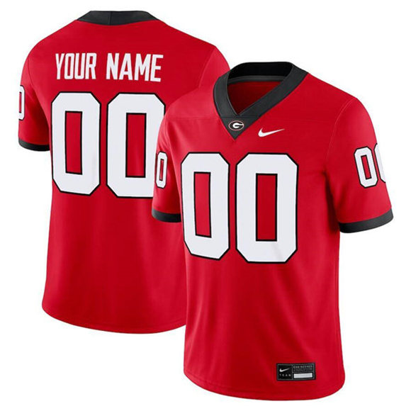 Men's ACTIVE PLAYER Custom Red College Stitched Jersey