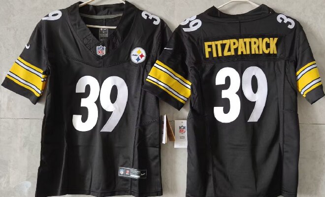 Youth Pittsburgh Steelers #39 Minkah Fitzpatrick Black F.U.S.E. Vapor Untouchable Limited Stitched Football Jersey