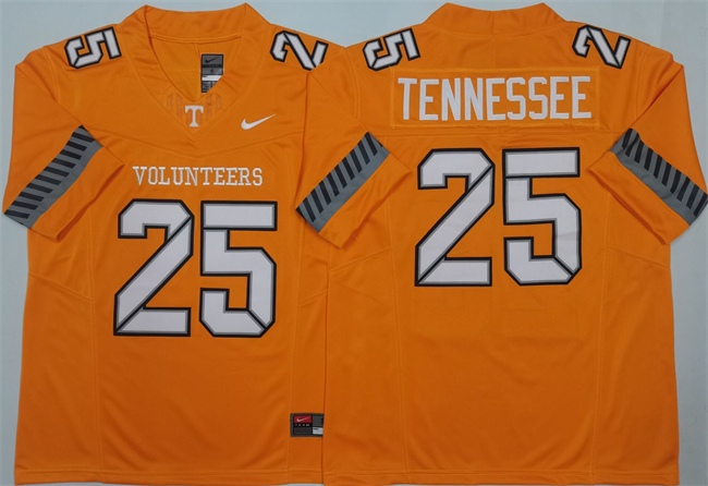 Men's Tennessee Volunteers #25 Tennessee Orange 2025 F.U.S.E. Stitched Jersey