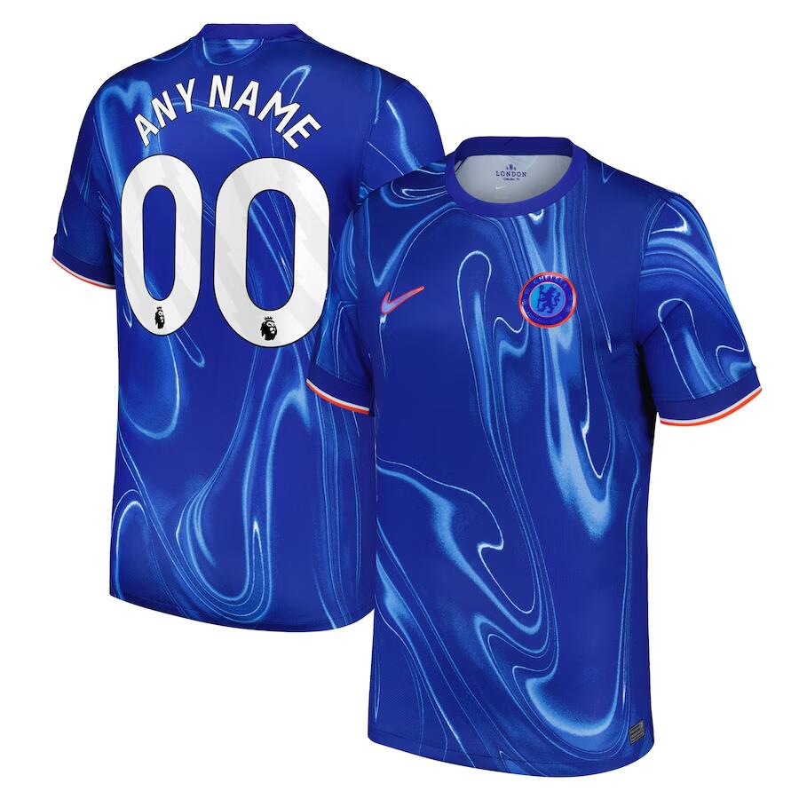 Men's Chelsea Custom 20225 Blue Home Soccer Jersey
