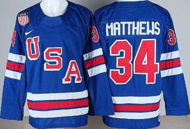 Men's USA #34 Auston Matthews Royal 2025-2026 Stitched Jersey_Jc