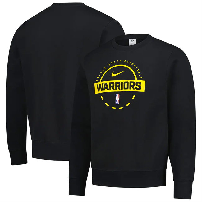 Men's Golden State Warriors Black 2026 Practice Club Sweatshirt
