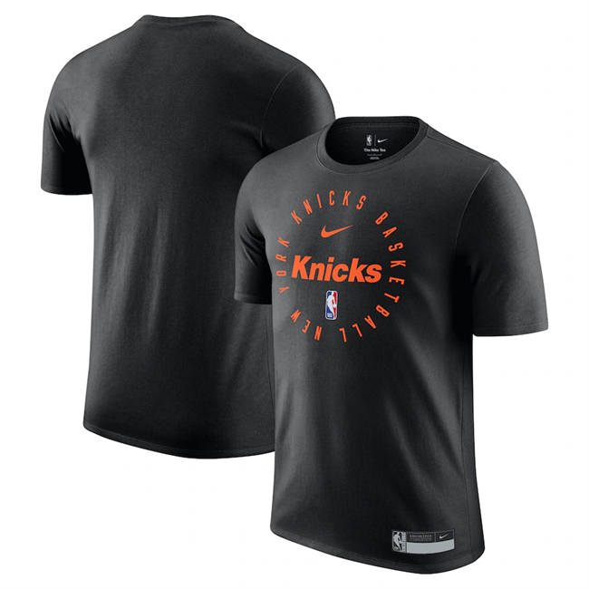 Men's New York Knicks Black 2025 Legend On-Court Practice Performance T-Shirt