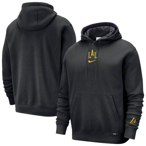 Men's Los Angeles Lakers Black 2026 City Edition Hoodie