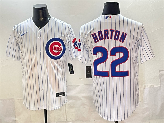 Men's Chicago Cubs #22 Cade Horton White Cool Base Stitched Baseball Jersey