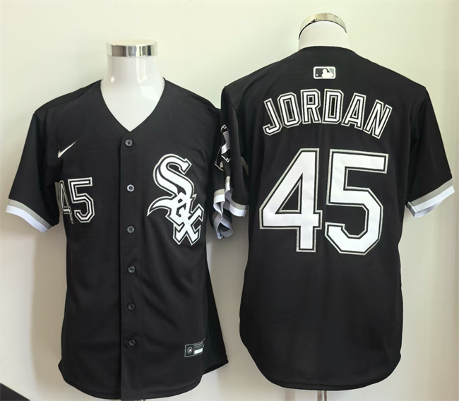 Michael Jordan White Limited Stitched Baseball Jersey