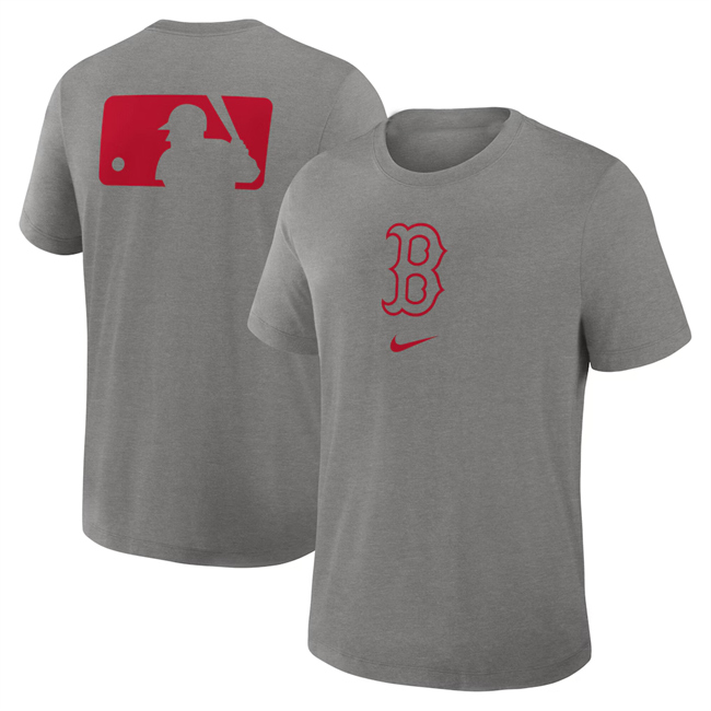 Men's Boston Red Sox Grey Early Work Tri-Blend Dri-FIT T-Shirt