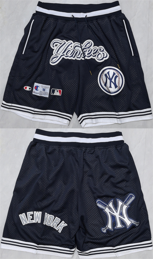 Men's New Yok Yankees Navy Shorts (Run Small)