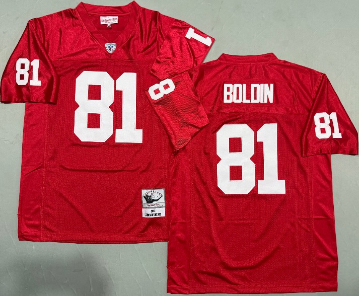 Mens Arizona Cardinals #81 Anquan Boldin Mitchell&Ness Cardinal 2003 Legacy Stitched Throwback Jersey
