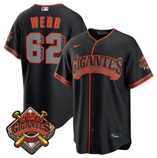 Men's San Francisco Giants #62 Wilkin Ramos Black 2026 Alternate Stadium Stitched Baseball Jersey