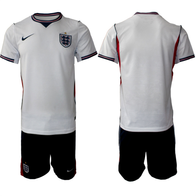 Men's England 2026 White Home Soccer Jersey  Suit