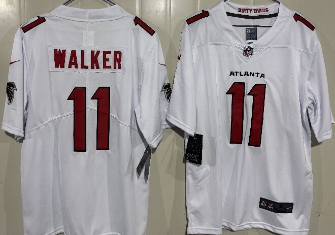 Men's Atlanta Falcons #11 Jalon Walker White 2026 New Vapor Untouchable Limited Stitched Football Jersey
