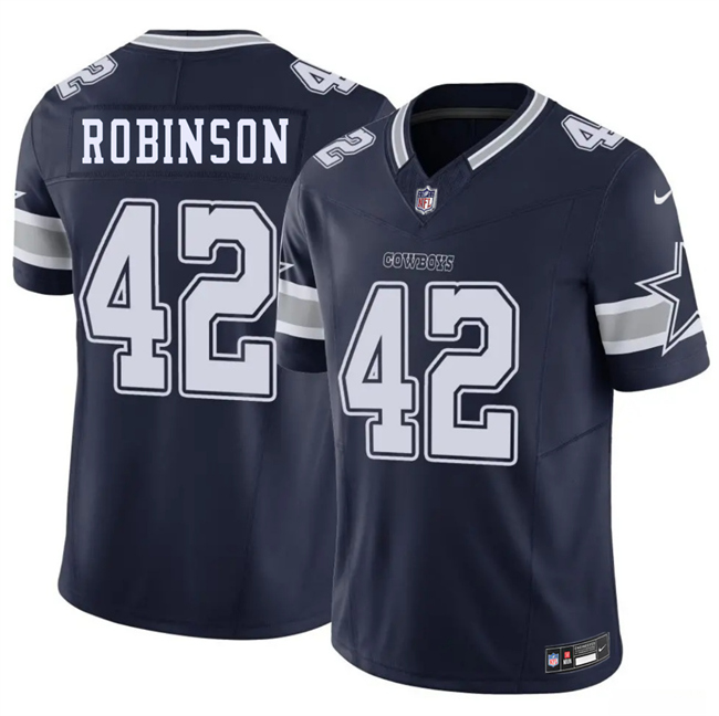 Men's Dallas Cowboys #42 Curtis Robinson Navy 2026 F.U.S.E Vapor Untouchable Limited Stitched Football Jersey