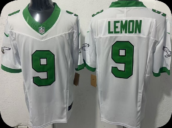 Men's Philadelphia Eagles #9 Makai Lemon White F.U.S.E Vapor Untouchable Limited Stitched Football Jersey
