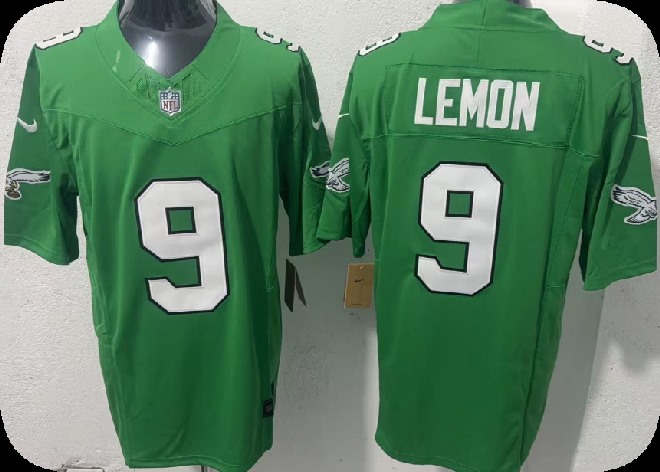 Men's Philadelphia Eagles #9 Makai Lemon Kelly Green 2026 F.U.S.E. Vapor Untouchable Limited Throwback Stitched Football Jersey